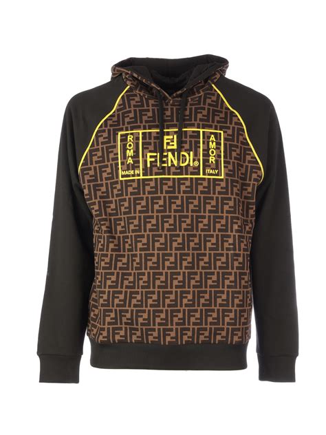 hoodies fendi|fendi hoodie for men.